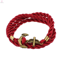 Red Gold Plastic Bangle Anchor X Power Energy pulsera parejas